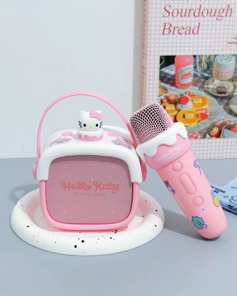 🎤🍰 Ready to sing your heart out? The #hellokitty Pink Cream Cake Microphone Speaker is here to make every song as sweet as it sounds! Perfect for adding a dash of cute to your music sessions. Now available in my cutelalaco.com! Search ‘YX7854’ to find it, Link in bio. Follow @cutelalacoshop for more cute items! #micdrop #hellokittylover #hellokittycore #hellokittystuff Cute Microphone, Cute Items, Kitty Items, Mic Drop, Hello Kitty Items, Dream Apartment, Cream Cake, Your Music, Link In Bio