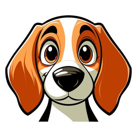 Begal Puppies, Beagle Drawing, Cartoon Beagle, Dog Vector Illustration, Premium Vector Cartoon, Puppy Drawing, Abc Book, Dog Vector, Vector Cartoon