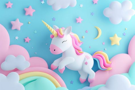 Cute unicorn background cartoon representation celebration. | free image by rawpixel.com / Teddy Cute Wallpapers Unicorn, Wallpapers Unicorn, Background Unicorn, Child Development Theories, Unicorn Background, Unicorn Cartoon, Background Cartoon, Cute Pastel Wallpaper, Naming Ceremony