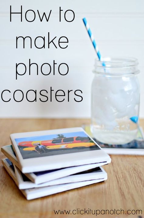 Such a great step by step tutorial. Using the Epoxy Resin gave the coasters such a professional finish! Just in time for Mother's Day too. How To Make Photo, Photo Gifts Diy, Photo Coasters, Diy Holiday Gifts, Diy Coasters, Make Photo, How To Make Diy, Crafty Craft, Crafty Diy