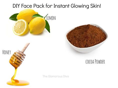 Lemon and Cocoa Mask Coconut Face Mask, Lemon And Honey, Banana Face Mask, Homemade Face Mask, Avocado Face Mask, Honey Face Mask, Acne Face Mask, Honey Mask, Glowing Skin Mask