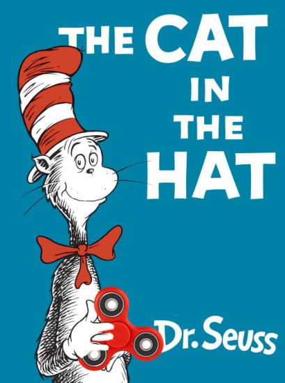 What this book needs is more fidget spinner Dr Seuss Books, Preschool Letter, The Cat In The Hat, Beginner Books, Living Books, Childhood Books, Cat In The Hat, Childrens Stories, Children's Literature