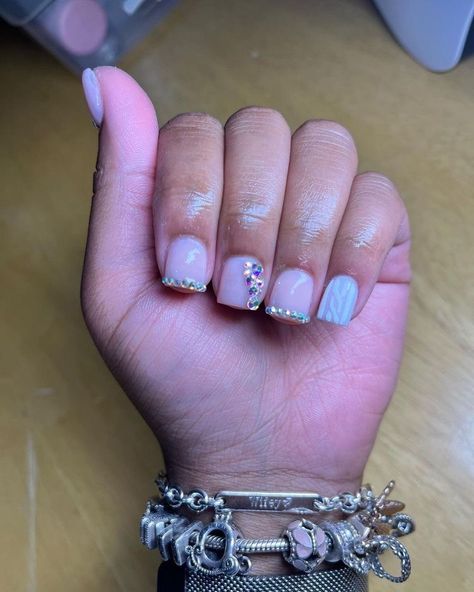 Gender Reveal Nails Short, Gender Reveal Nails, Overlay Nails, Claw Nails, Short Square Acrylic Nails, Long Acrylic Nails Coffin, Short Acrylic, Acrylic Nails Coffin Pink, Unique Acrylic Nails