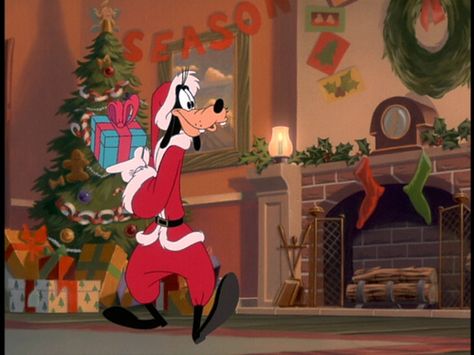 Goofy : Santa Claus : Christmas : joy Goofy Christmas Pictures, Christmas Cartoon Movies, Goofy Christmas, Goofy Pics, Xmas Drawing, Vintage Christmas Toys, Mickeys Christmas Carol, Happy Christmas Day, Goof Troop