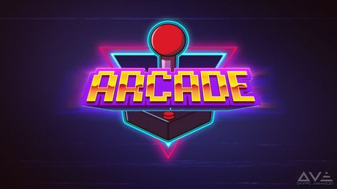 Retro Logo on Behance Arcade Logo, 80s Logo, Peace Logo, Logo Game, Pinball Game, Logo Design Inspiration Creative, 3d Ideas, New Retro Wave, Retro Arcade