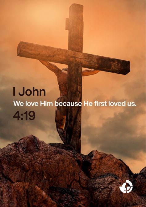 We Love Him Because He First Loved Us, We Love Because He First Loved Us, Abide In Christ, Verse Wallpaper, He First Loved Us, Best Bible Verses, Study Scripture, Verses Wallpaper, Biblical Art