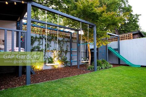 Backyard Garden Design Ideas, Backyard Play Spaces, Landscape Backyard, Kids Backyard Playground, Backyard Design Ideas Budget, Play Area Backyard, Backyard Kids Play Area, Backyard Gardening, Kitchen Patio