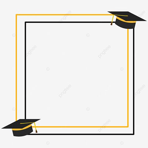 Graduation Borders Template, Graduation Frame Design, Graduation Frames, Student's Day, Student Day, Corel Draw Tutorial, Graduation Words, Graduation Clipart, Graduation Album