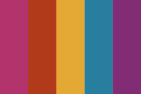 1990s palette Color Palette Gradient Color Palette, Summer Color Palettes, Pantone Fall, Hexadecimal Color, Vintage Colour Palette, Color Schemes Colour Palettes, Summer Color Palette, Dull Colors, Colors Palette