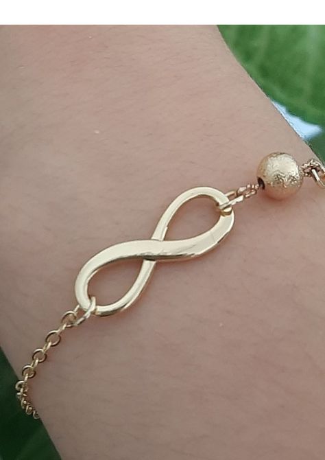 INFINITY Gold Bracelete, Dainty Simple Bracelet Elegant Yellow Gold Infinity Bracelet, Gold Infinity Bracelets For Mother's Day, Elegant Gold Infinity Bracelet For Gift, Adjustable Gold Infinity Chain Bracelet, Gold Infinity Bracelets With Adjustable Fit, No Limitations, Bracelet Packaging, Dainty Gold Bracelet, Infinity Sign