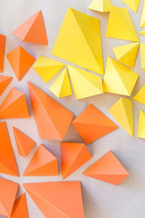 Get ideas for this fun, geometric backdrop that is great for fun photography sessions Origami Wall Art, Geometric Backdrop, Geometric Origami, Diy Photo Backdrop, Diy Wedding Backdrop, Paper Backdrop, Paper Wall Art, Tissue Paper Flowers, Diy Backdrop