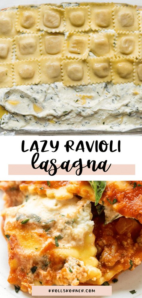 Easy Lasagna Recipe With Ricotta And Ravioli, Ravioli Lasagna Recipe With Ricotta, Lasagna Using Ravioli, Ravioli Recipe With Ricotta, 3 Cheese Lazy Lasagna, Ravioli With Ricotta Cheese, Lazy Lasagna Ravioli With Ricotta, Ravioli Lasagna Bake With Ricotta, Ravioli Lasagne Recipes