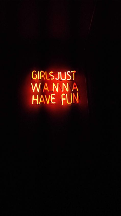 Girls Just Wanna Have Fun - neon #neon #girls Ig Thoughts, Morals Quotes, Miami Club, Neon Quotes, Girls Just Wanna Have Fun, Nightclub Design, Fb Cover Photos, Light Quotes, Tequila Shots