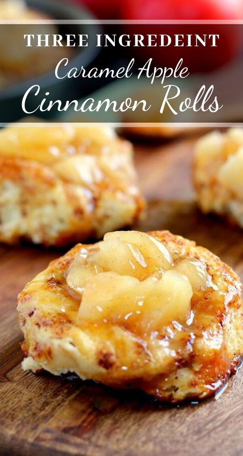 These Easy Caramel Apple Cinnamon Rolls are soft, fluffy, and bursting with fall flavors! They're loaded with a rich caramel sauce and apple slices, making a great breakfast or dessert. By using a pre-made dough and apple pie filling, these apple cinnamon rolls are ready in no time!  #caramel #apple #caramelapple #caramelappledessert #cinnamonrolls #easycinnamonrolls #fallbreakfast #fallbreakfastideas #falldessertrecipes #falldessert #applebreakfast #appledessert #breakfast #dessert #... Caramel Apple Cinnamon Rolls, Caramel Apple Desserts, Caramel Apples Easy, Apple Cinnamon Rolls, Apple Breakfast, Easy Caramel, Cinnamon Rolls Easy, Best Cinnamon Rolls, Apple Pie Filling