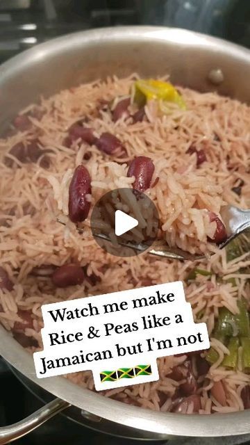 @cookingwithnac on Instagram: "Would you believe me if I said I make my Rice & Peas without measuring anything? Well it's a true story. Rice & Peas is something seemingly simple and very complicated all at the same time but once you've mastered it, nobody can tell you nothing 😊 I'm working on the measurements to get this up in full ❤️🙏 . . . #foodtok #easyrecipes #fyp #viral #recipes #howto #goodfood #jamaicanfood #jamaica #jamaicantiktok🇯🇲viral #caribbean #caribbeanfood #trinidad #trinidadandtobago #trending #foodvideo #easyrecipe #foodies #foodlover #foodtiktok #food #recipevideo #howto #goodfood #recipes #easyfood #howtofood" Rice And Peas Jamaican, Caribbean Rice, Jamaican Rice, Rice Peas, Jamaica Food, Trinidad Recipes, Mastered It, Viral Recipes, Jamaican Dishes