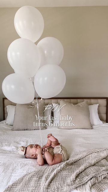 Baby 6month Photo Ideas, 6 Month Balloon Pictures, Half Way To One Boy Ideas, Baby Balloon Photoshoot, 6 Months Baby Photoshoot Ideas 6 Month Baby Photoshoot Ideas, 6 Month Baby Photo Shoot, Boy Half Birthday Pictures, Boy 6 Month Photoshoot, One Month Old Baby Pictures Boy