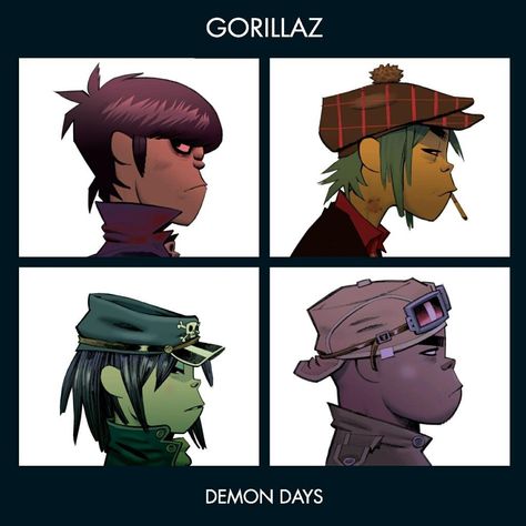 Gorillaz Aesthetic, Gorillaz Albums, Gorillaz Demon Days, Gorillaz Band, Collage Des Photos, Demon Days, Monkeys Band, Gorillaz Art, Jamie Hewlett