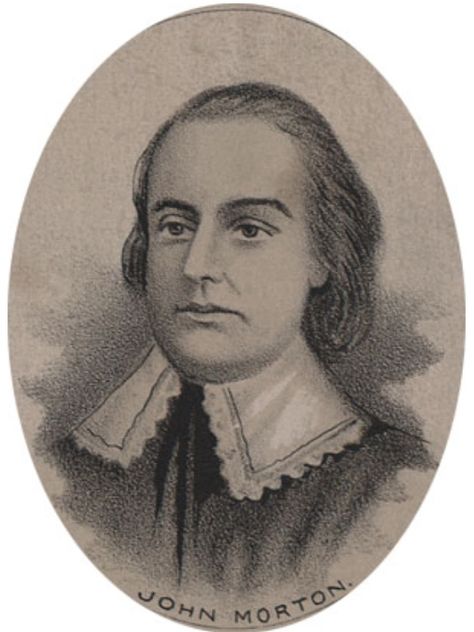 #TDIH (1777) John Morton, signer of the Declaration of Independence. His vote ensured that  @Pennsylvania  would support the cause of independence. The state's nickname, “the Keystone State,” may have originated from Morton’s decisive vote.  #history Benjamin Harrison, Samuel Adams, The Declaration Of Independence, Constitution Day, American Colonies, Bill Of Rights, Declaration Of Independence, Us History, Founding Fathers