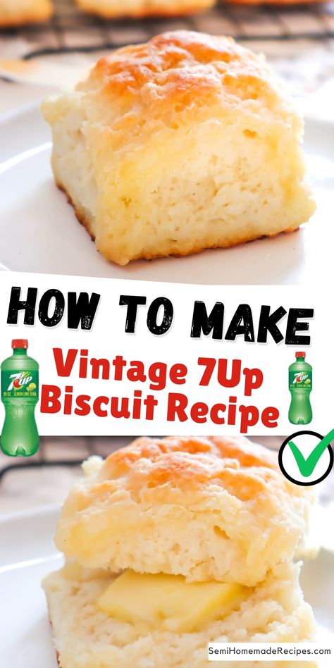 Step back in time with a modern twist on the beloved vintage 7Up biscuits. This Vintage 7Up Biscuit Recipe shares a unique variation that combines the nostalgia of the past with a contemporary flavor profile. Get ready to savor the best of both worlds! 7up Biscuit, 7 Up Biscuits Recipe, 7up Biscuits, Best Biscuit Recipe, Homemade Biscuits Recipe, Easy Biscuit Recipe, Homemade Bread Easy, Bisquick Recipes, 7 Up