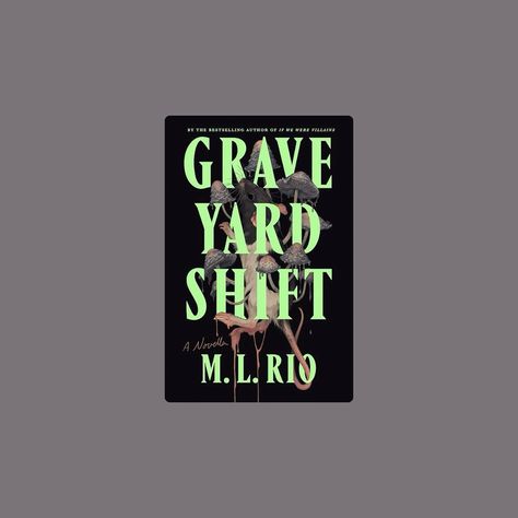 GRAVEYARD SHIFT by M L Rio [out September 2024] Thank you so much to NetGalley and Macmillan Audio for early access to the audiobook for M L Rio’s latest work, ‘Graveyard Shift’! As I am deep in the throws of grief over Summer and longing for Autumn — this couldn’t have come at a better time. I love a novella, and this certainly didn’t disappoint. Ever present is a dark, damp, and cold atmosphere, centered around chain smoking insomniacs who retreat to a defunct cemetery in the middle of t... Graveyard Shift, September 2024, I Love A, Working Late, Graveyard, Thank You So Much, Cemetery, Audio Books, Audio