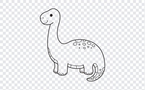 Cute Dinosaur Line Art For Coloring Page Dinosaur Line Art, Snow Overlay, Bow Clipart, Dinosaur Coloring Pages, Dinosaur Coloring, Baby Dinosaurs, Graphic Elements, Cute Dinosaur, Graphic Design Projects