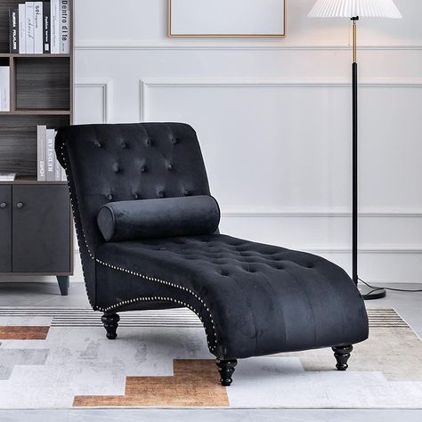 Add a little comfort and style to your home! Chaise Lounge Indoor, Tufted Chaise Lounge, Velvet Chaise, Velvet Chaise Lounge, Leather Chaise Lounge, Lounge Chair Bedroom, Upholstered Chaise Lounge, Upholstered Couch, Upholstered Chaise