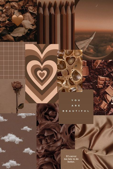 Brown aesthetic wallpaper ☕ coffee pretty beautiful lovely chocolate nice vintage cute iPhone Android apple homescreen lockscreen brownie beige Brown Aesthetic Wallpaper, Brown Aesthetic, Wallpaper Aesthetic, Aesthetic Wallpaper, Aesthetic Wallpapers, To Share, Wallpapers, Collage, Iphone