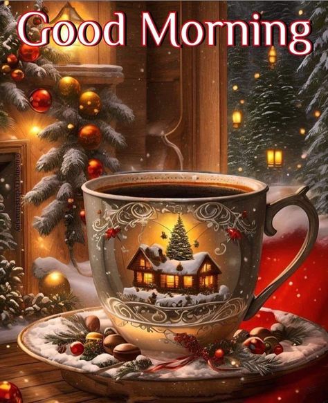 Christmas Coffee - Good Morning quotes coffee christmas good morning good morning quotes good morning images good morning christmas quotes good morning christmas images Good Morning Christmas, Merry Christmas Pictures, Good Morning Picture, Morning Pictures, Christmas Scenes, Christmas Scene, E Card, Christmas Coffee, Christmas Quotes