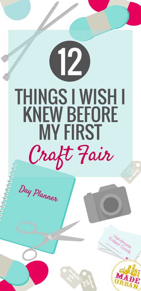 If you're feeling a little nervous or un-prepared for a craft show, click on this pin to read through 12 really valuable tips that are great for keeping in mind whether you're about to sell at your first craft fair or your 100th. Easy Diy Crafts To Sell, Craft Show Booth, Craft Fairs Booth, Craft Stalls, Craft Fair Displays, Craft Display, Craft Show Displays, Craft Show, Craft Booth