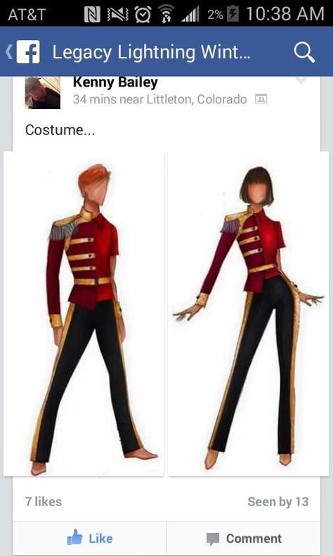 Colorguard Uniforms Male, Winterguard Uniforms, Colorguard Uniforms, Marching Band Outfits, Marching Band Shows, Color Guard Costumes, Majorette Costumes, Sports Day Outfit, Color Guard Uniforms