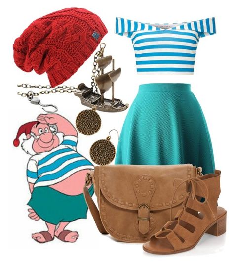 Disbounding Disney Characters, Peter Pan Characters Costumes, Peter Pan Inspired Outfits, Easy Disney Bound Outfits, Group Disneybound, Plus Size Disney Bounding, Disney Bound Outfits Summer, Peter Pan Disneybound, Disneybound Outfits Casual