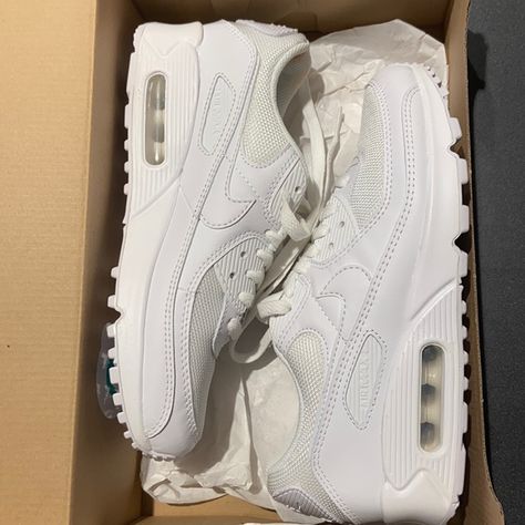 White Men’s air max 90’s White Outfit Men, Airmax 90s, Nike Air Max 90 White, Nike Air Max White, White Outfit, White Wolf, White Men, Nike Air Max 90, The Colour