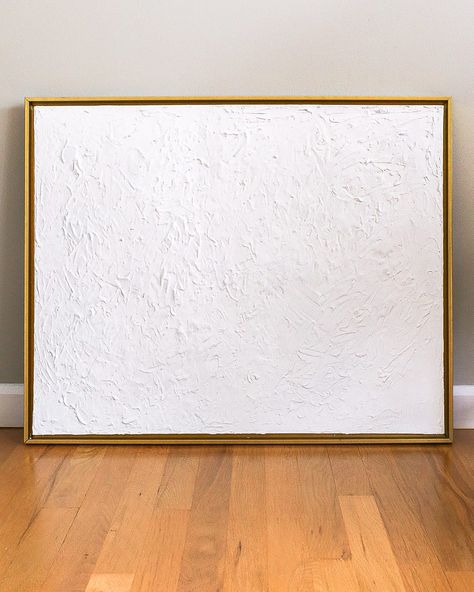 It never occurred to me until recently that I could achieve the same look of textured art without the hefty price tag of buying original textured art. Gesso Art, Abstract Art Diy, Gold Leaf Painting, Textured Canvas, Textured Canvas Art, Art Texture, Canvas Painting Diy, Textured Wall Art, Canvas Texture