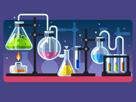 Chemistry Lab Illustration, Profitable Business Ideas, Science Display, Chemistry Art, Science Room, Web Illustration, Chemistry Lab, Medical Laboratory Science, Chemistry Notes