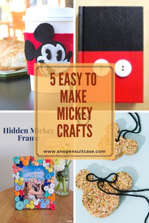 Disney Crafts For Adults Diy Ideas, Homemade Disney Gifts Diy, Easy Disney Sewing Projects, Homemade Disney Gifts, Diy Disney Crafts For Adults, Mickey Mouse Sewing Projects, Mickey Mouse Crafts For Adults, Diy Disney Magnets, Disney Inspired Crafts