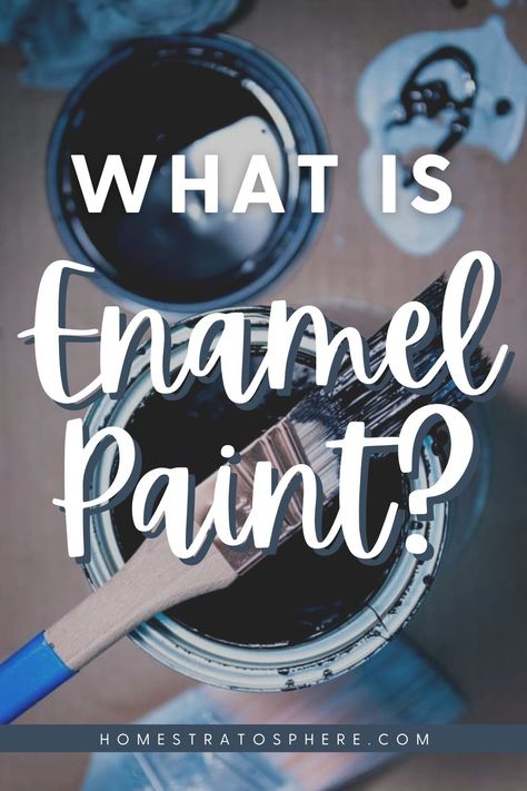 Enamel Cabinet Paint, Enamel Painting On Metal, Enamel Paint Furniture, Acrylic Enamel Paint, Spray Painted Bottles, Tiny Homestead, Diy Interior Doors, Painted Closet, Enamel Painting