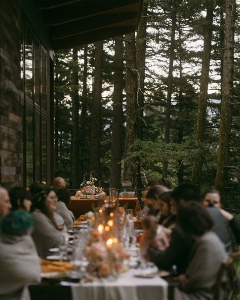 An intimate wedding dinner reception on private property in the Columbia River Gorge. The perfect example of how any wedding, especially a small intentional wedding, can benefit from the right team of talented vendors executing your vision seamlessly ✨ Event Styling/Planning & Florals: @theslowcult Photography: @cometobliss Catering: @miere.catering HMUA: @underwoodmakeup Cake: @dreamcakespnw Rentals: @ardeneventcollective & @lilyandcane Bride Attire: @loudbodies Groom Attire: @bonobos Cou... Sleepy Time Bear, Small Wedding Reception, Intimate Wedding Dinner, House Reception, Intimate Reception, Dinner Reception, Bride Attire, Family Style Dinner, Intimate Wedding Reception