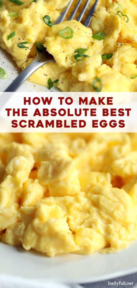 Just Eggs Recipes, How To Make Fluffy Scrambled Eggs, How To Make Fluffy Eggs, Fluffy Scrambled Eggs The Secret, Different Ways To Make Eggs, Fluffy Eggs Scrambled, Crockpot Scrambled Eggs, Scrambled Eggs For A Crowd, Easy Brunch Food