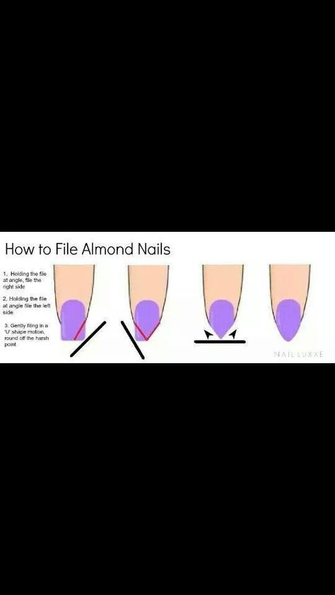 How To Shape Oval Nails Step By Step, Almomd Nails, Nail Tech School, Tech Education, Acrylic Nails At Home, Short Almond Nails, Nail Techniques, Nail Art Techniques, Almond Shape Nails