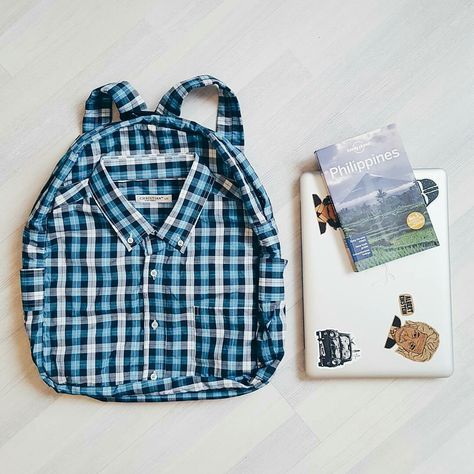 Hipster backpack plaid shirt boho bohemian grunge Hipster Backpack, Bohemian Grunge, Unique Backpacks, Street Look, Hipster Fashion, Cool Backpacks, Boho Bohemian, Plaid Shirt, Plaid