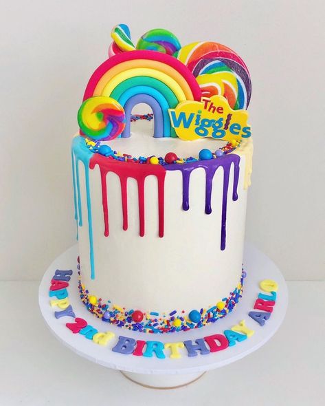 Wiggles Birthday Party, Milk Bar Recipes, Wiggles Cake, Decor Tort, Toddler Birthday Cakes, Wiggles Birthday, Baby First Birthday Cake, Kids Cakes, The Wiggles