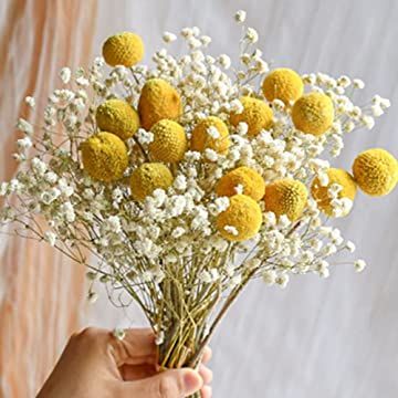 Amazon.com Shopping Cart Yellow Pampas, Yellow Floral Arrangements, Citrus Decor, Boho Vases, Yellow Flower Arrangements, California Flowers, Boho Yellow, Boho Vase, Billy Balls