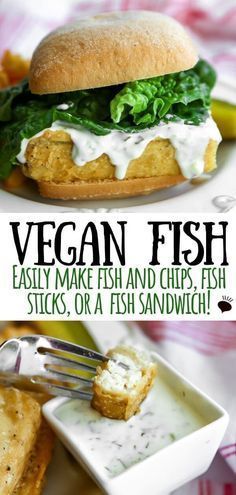 A vegan fish recipe great for making vegan fish and chips, vegan fish sticks, or sandwiches! You'll be amazed by how real this "fish" tastes! Vegan Fish Sandwich, Vegan Fish Recipes, Vegan Fried Fish, Salmon Keto, Vegan Fish And Chips, Baked Fish Recipe, Resep Vegan, Vegan Seafood, Best Fish Recipes