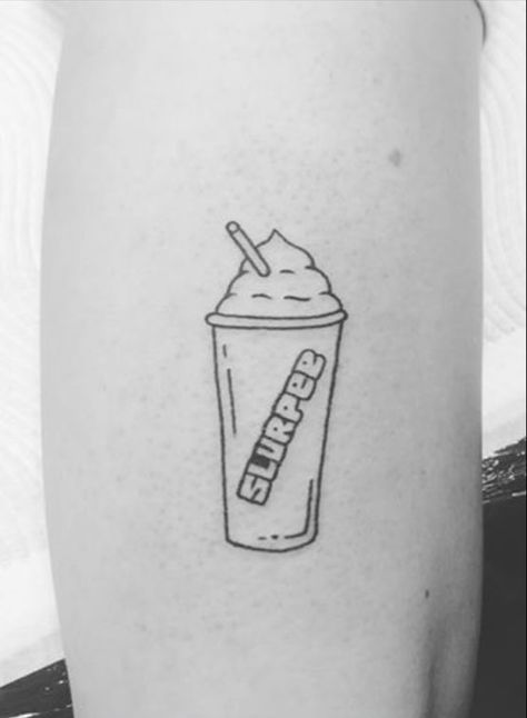 Slushie Tattoo, Slurpee Tattoo, 711 Slurpee, Slurpee Cup, Cup Tattoo, Slushies, Tattoo Inspo, Glee, Tattoos And Piercings