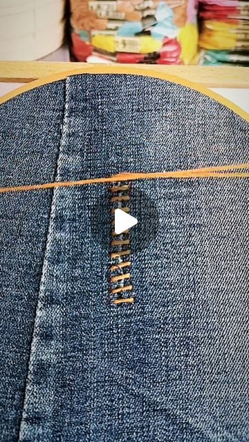 How To Repair Jeans, Jeans Repair Ideas, Sewing Hacks Jeans, Jean Repair, Jeans Repair, Altering Jeans, Repair Jeans, Torn Jeans, Repair Clothes