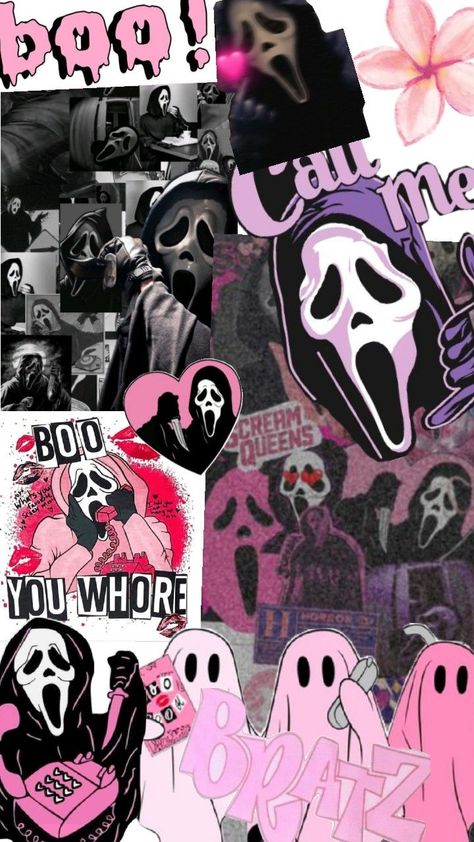 Ghostface Wallpaper Aesthetic, Immagini Grinch, Ghost Face Wallpaper Aesthetic, Wallpapers Home Screen, Brown Aesthetic Wallpaper, Wallpapers Home, Halloween Wallpaper Iphone Backgrounds, Girly Wallpaper, Halloween Wallpaper Backgrounds