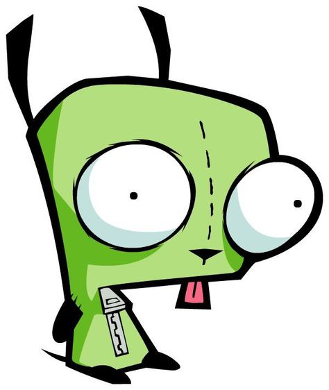 Gir -invader zim Invader Zim Logo, Gir Invader Zim Pfp, Gir From Invader Zim, Gir Invader Zim, Invader Zim Gir, Scene Icon, Alien Invader, Invader Zim Characters, Creepy Images