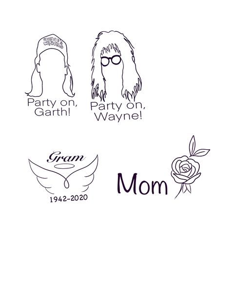 Mother Daughter Tattoos Gilmore, Katie Mcgowan Tattoo, Gilmore Girls Tattoo Mother Daughter, Garth Brooks Tattoo Ideas, Wayne And Garth, Tatting, Tattoos