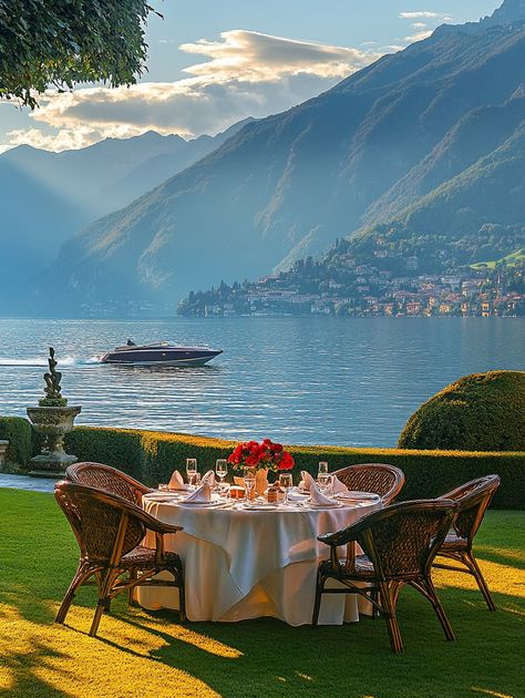 Appart Design (@AppartDesign) on X Billionaire Lifestyle Luxury Living, Pretty Views, Dream Vacations Destinations, Lake Como Italy, Amalfi Coast Italy, Como Italy, Backyard Makeover, Garden Parties, Beautiful Scenery Nature