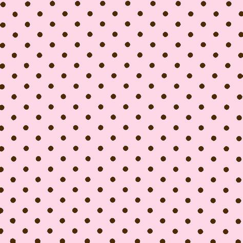 Polka Dot Fabric - Pink / Brown 7mm Polka Dot Aesthetic, Fabric Sign, Polka Dots Wallpaper, Polka Dot Background, Brown Polka Dots, Simple Iphone Wallpaper, Phone Wallpaper Patterns, Dot Fabric, Polka Dot Fabric